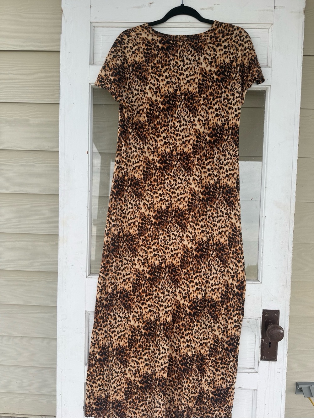 LuLaRoe Leopard Print Maxi Dress - Tan & Brown